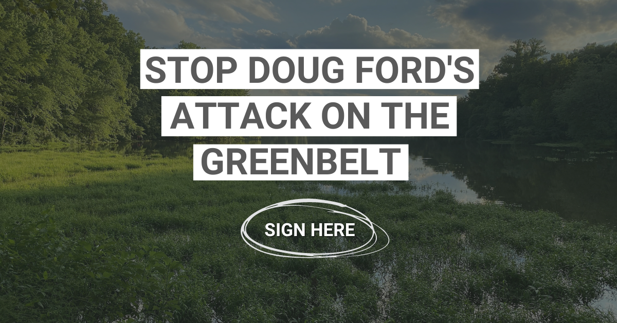 Stop Doug Ford’s Attack On The Greenbelt Canada S Ndp