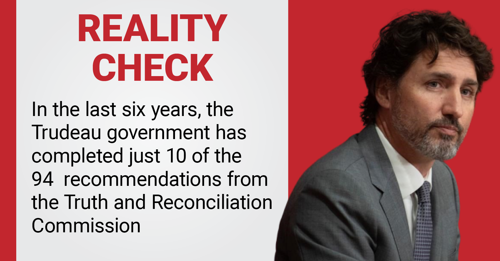 Reality Check Justin Trudeau Failing Trc « Canadas Ndp